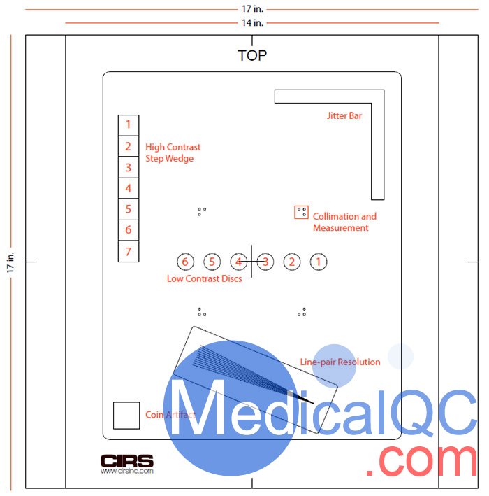 Cirs 139702 DR QC模體，Cirs 139702 DR質(zhì)控模體