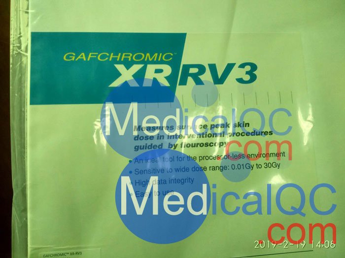 Gafchromic XR-RV3皮膚劑量QA免沖洗膠片，Gafchromic XR-RV3膠片