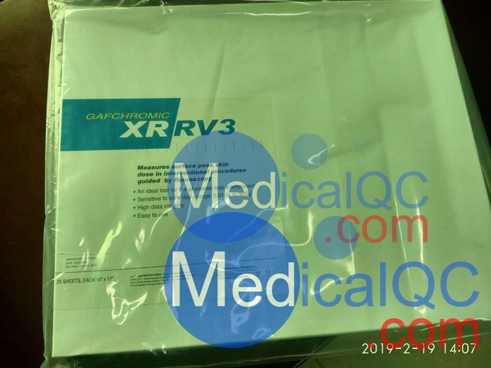 Gafchromic XR-RV3皮膚劑量QA免沖洗膠片，Gafchromic XR-RV3膠片