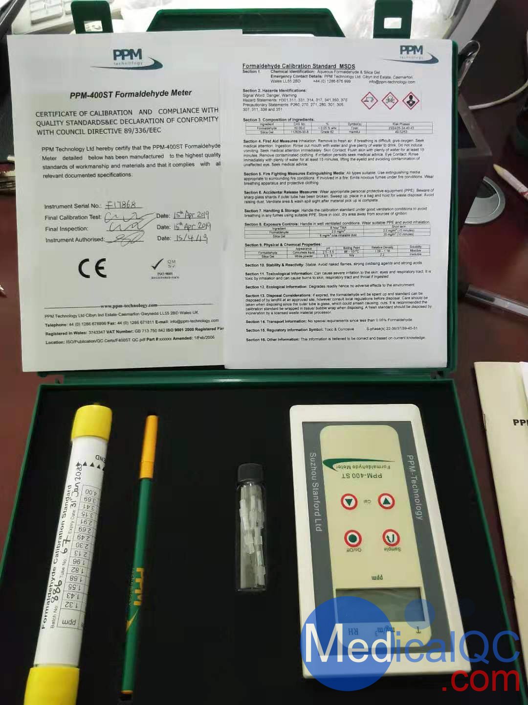 英國PPM-400ST甲醛檢測(cè)儀，PPM-400ST甲醛監(jiān)測(cè)儀